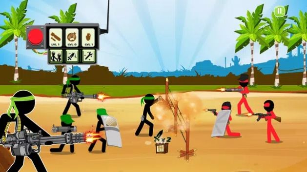火柴人战争团队激战游戏版(Stickman Army Team Battle)