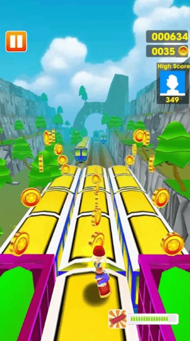 地铁巴士跑步游戏中文版(Subway Bus Train Rush 3D)