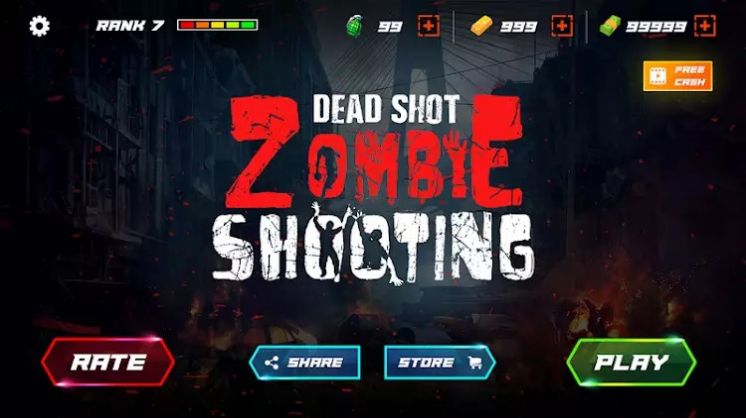 死亡射击僵尸射手游戏手机版(Dead Shot Zombie Shooter)