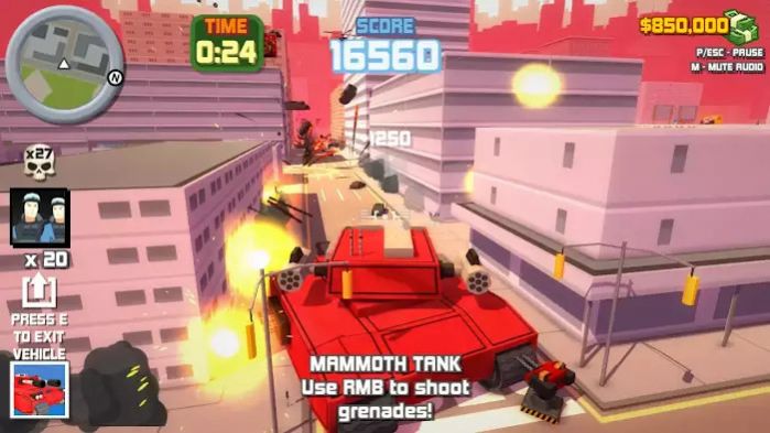 大自动射击游戏中文版(Grand Auto Shooting)