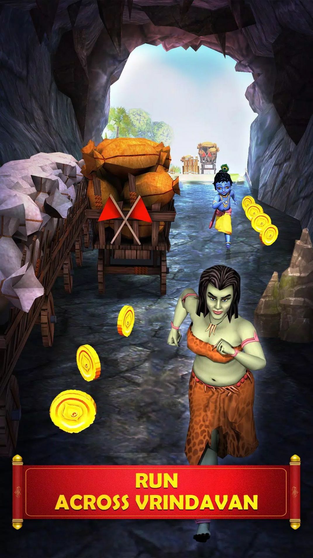 阿拉丁神灯跑酷游戏中文版(Little Krishna)