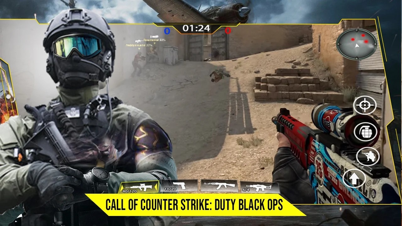 反恐精英行动游戏中文版(Call of Counter Strike Ops CS)