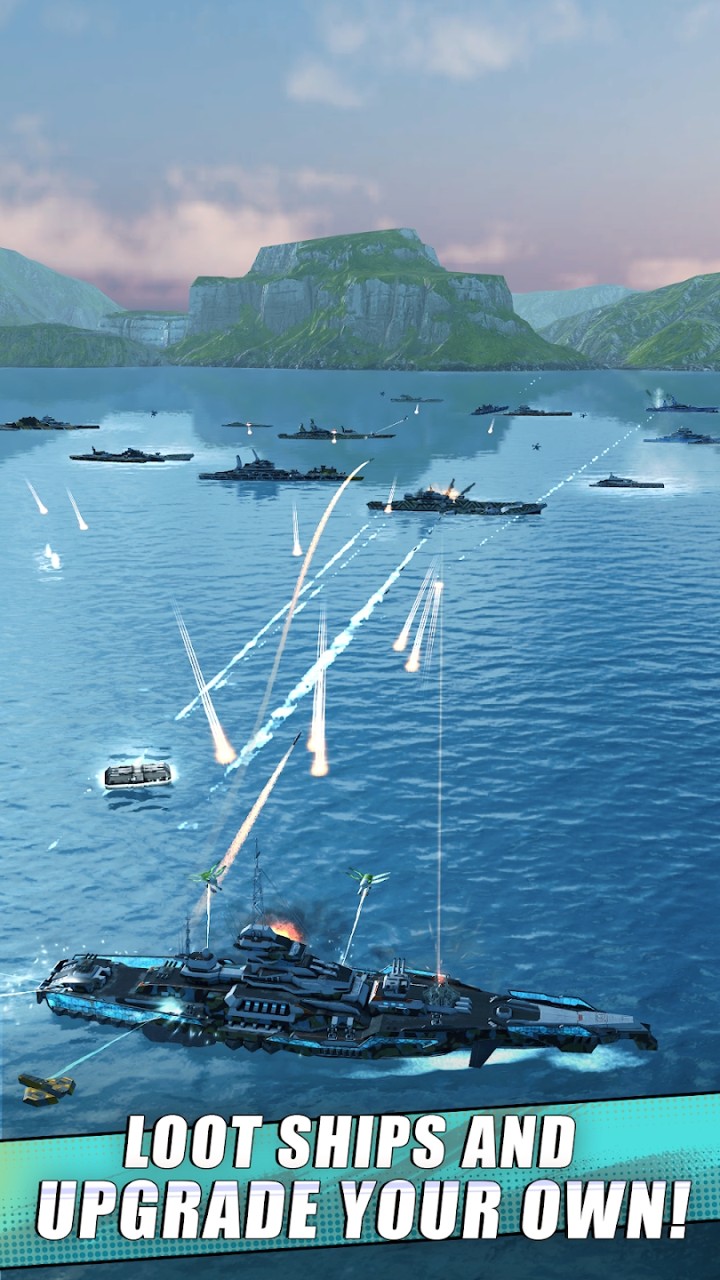 舰队战舰射击游戏安卓版(Idle Fleet Warship Shooter)