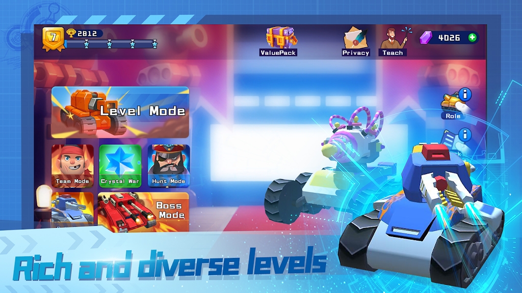 坦克突击3D世界手游版(Tank Strike 3D World)