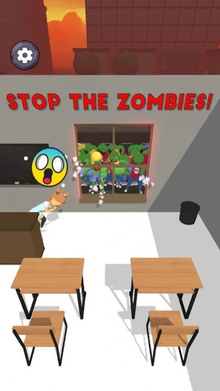 挡住僵尸3D游戏安卓版(Zombie Highschool 3D)