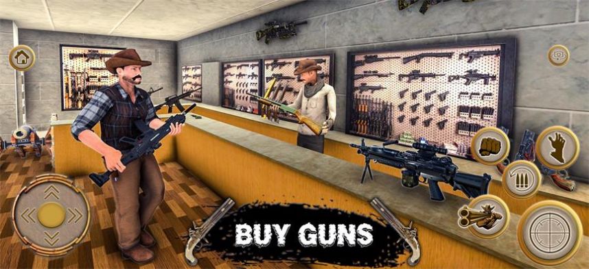 西部狂野牛仔射击游戏安卓版(Western Cowboy Gun Shooting)
