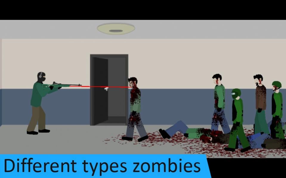 平面僵尸战争游戏安卓版(Flat Zombies Cleanup Defense)