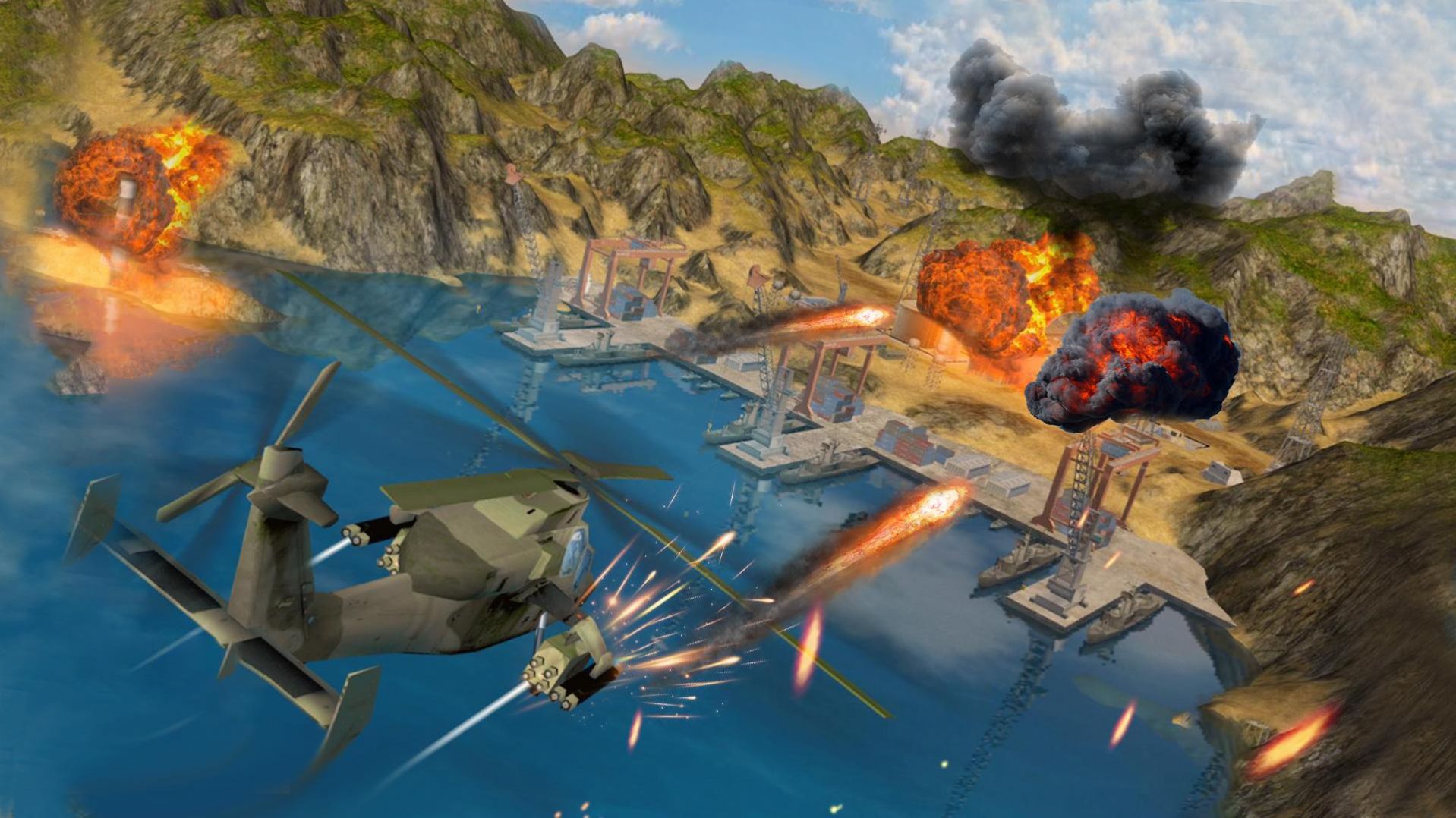 战争直升机射击游戏安卓版(War GamesDuty for Gunship)