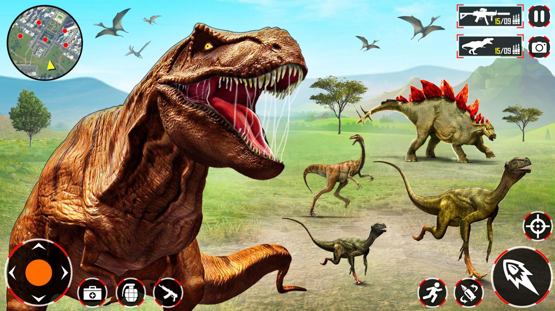 恐龙生存狩猎模拟器游戏安卓版(Dino Hunting Games Wild Animal Hunter 3D)