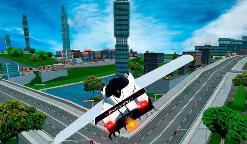 飞行汽车真实驾驶游戏中文版(Flying Car Real Driving)