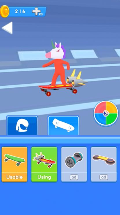 疯狂滑板比赛游戏中文版((Crazy Skate Race))