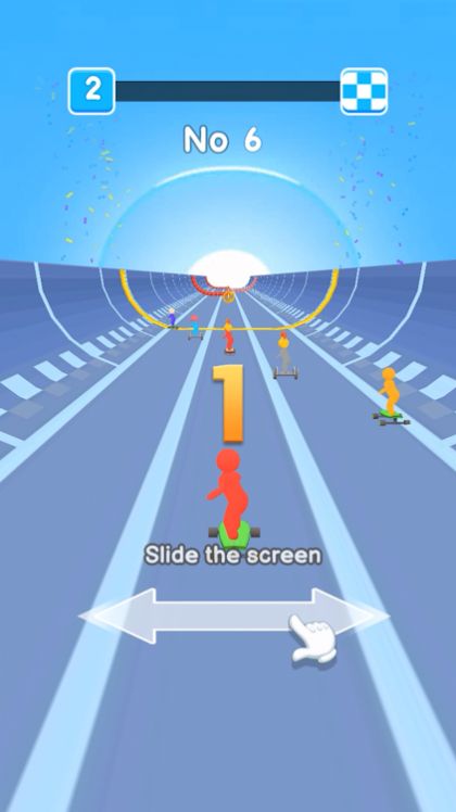 疯狂滑板比赛游戏中文版((Crazy Skate Race))