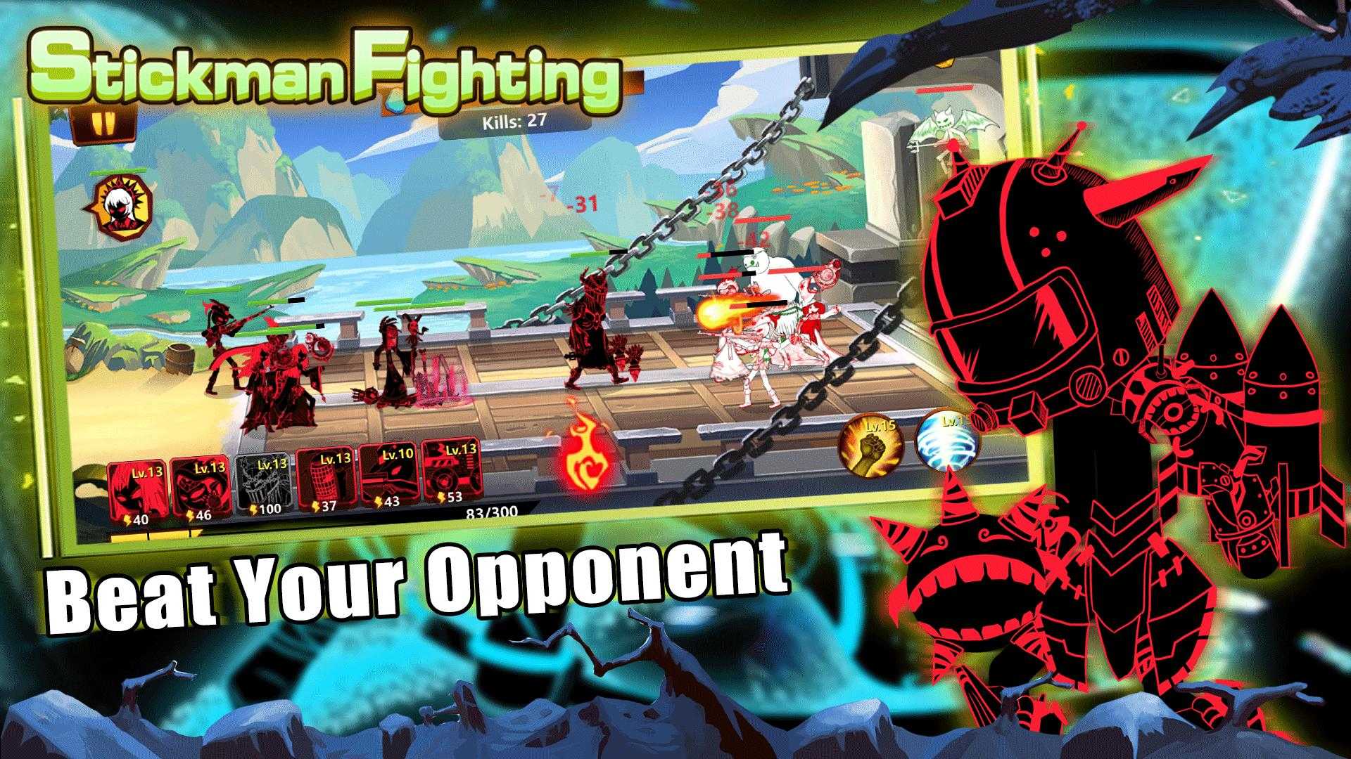 火柴人部落战斗游戏手机版下载安装(Stickman Fighting)