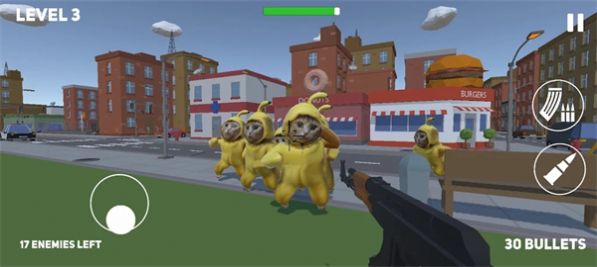 快乐香蕉猫射手攻击游戏中文版