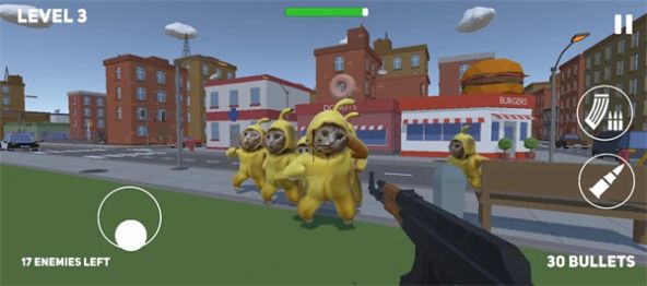 快乐香蕉猫射手攻击游戏中文版
