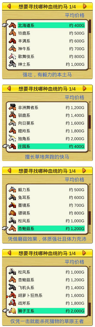 赛马牧场物语汉化版