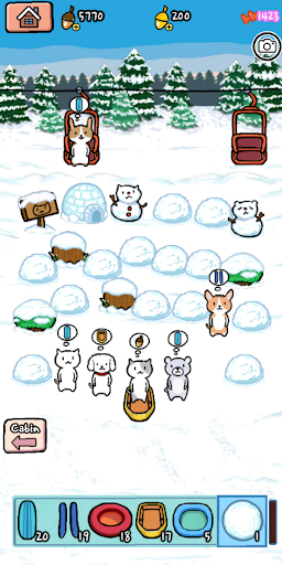 动物滑雪场