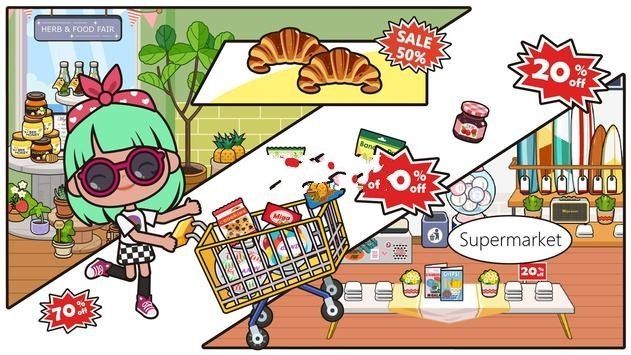 米加小镇商店免费金币中文中文版