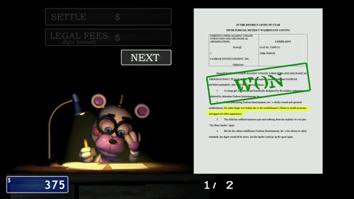 fnaf6披萨店模拟器免费中文版游戏