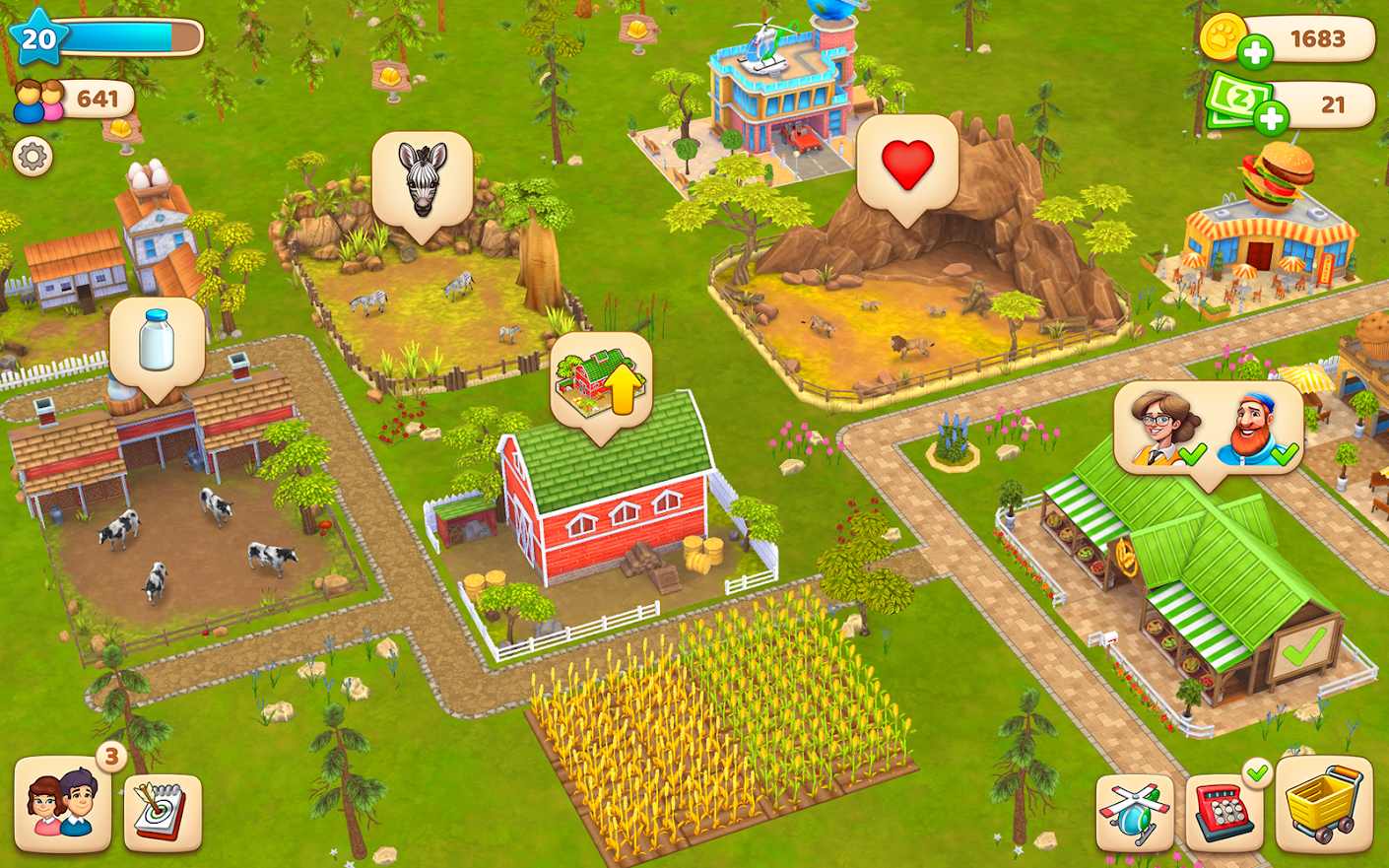 Animal Garden动物园和农场游戏中文版