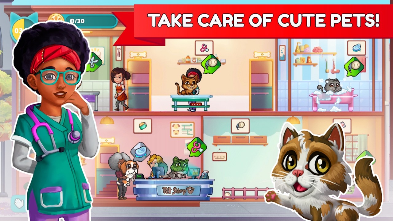 宠物店狂热动物酒店游戏中文版(Pet Shop Fever: Animal Hotel)