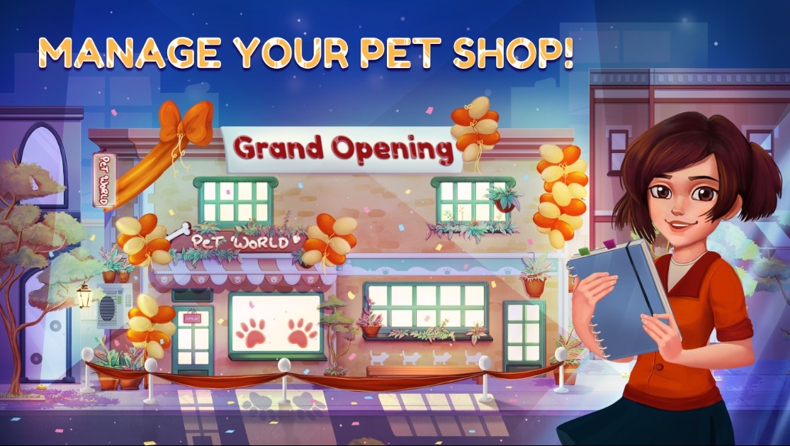 宠物店狂热动物酒店游戏中文版(Pet Shop Fever: Animal Hotel)