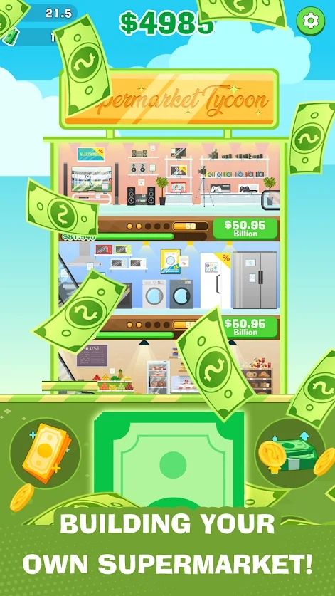超市大师致富游戏中文版(Supermarket Master: Get Rich)