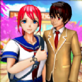 女生高中校园生活游戏中文版最新版（Anime Girls School Simulator）