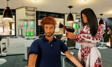 理发店理发模拟手机版游戏免费下载(Barber Shop Sim Hair Saloon)