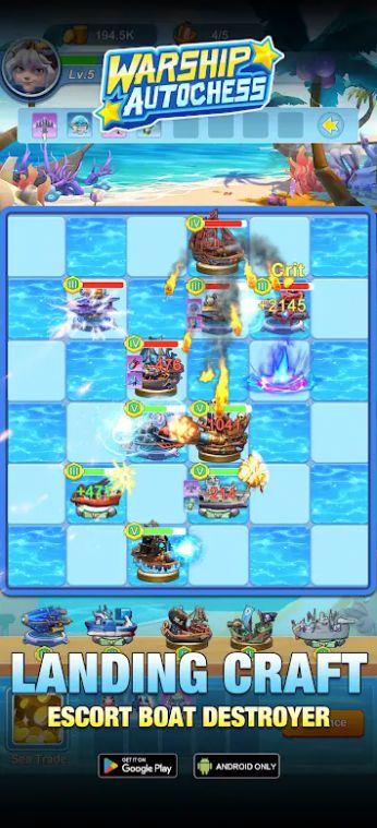 战舰自走棋PVE游戏版(Warship Auto Chess)