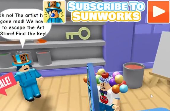 小飞象解说Roblox美术店逃生游戏最新版