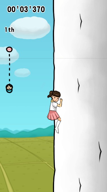 攀岩上升的女孩(Climbing Girl)