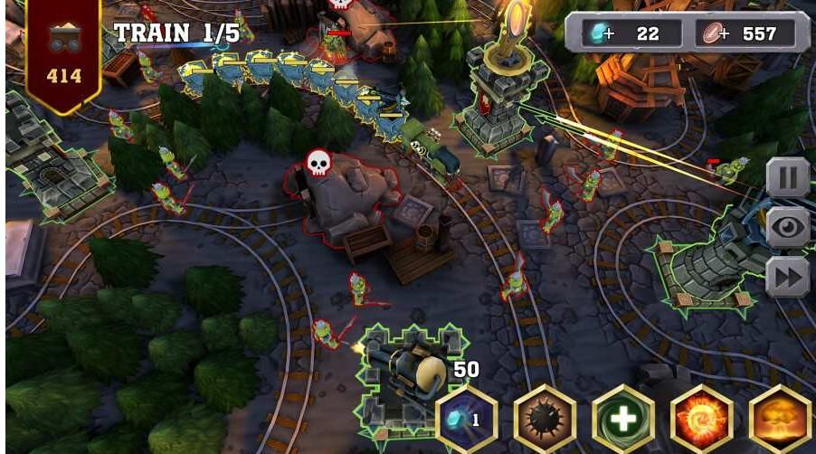 火车塔防中文汉化版下载（Train Tower Defense）