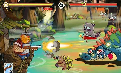 沼泽激战2免费金币无敌最新版(Swamp Attack 2)