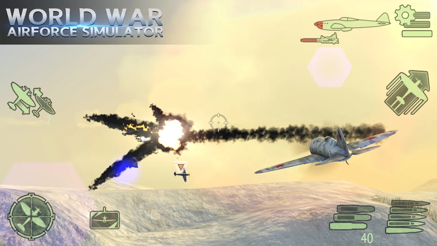 二战空军模拟器游戏中文版(World war Airforce simulator)