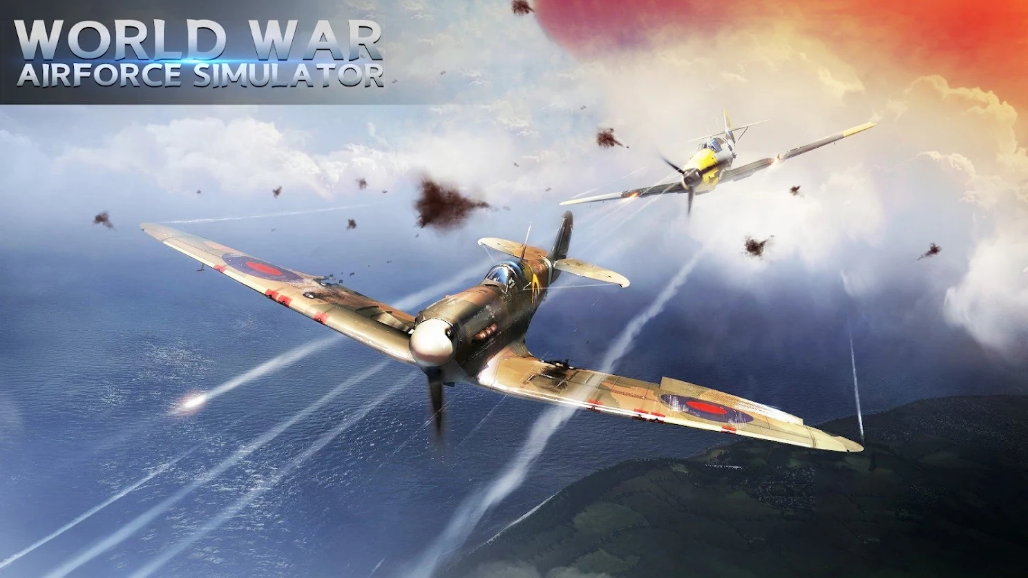 二战空军模拟器游戏中文版(World war Airforce simulator)