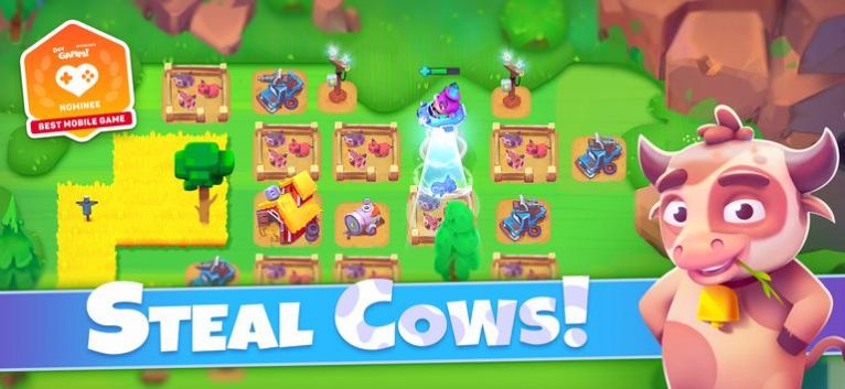 奶牛冲突游戏最新版(Cowlifters: Clash for Cows)