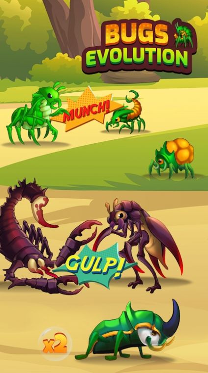 雨林甲虫进化游戏中文版(Bugs Evolution)