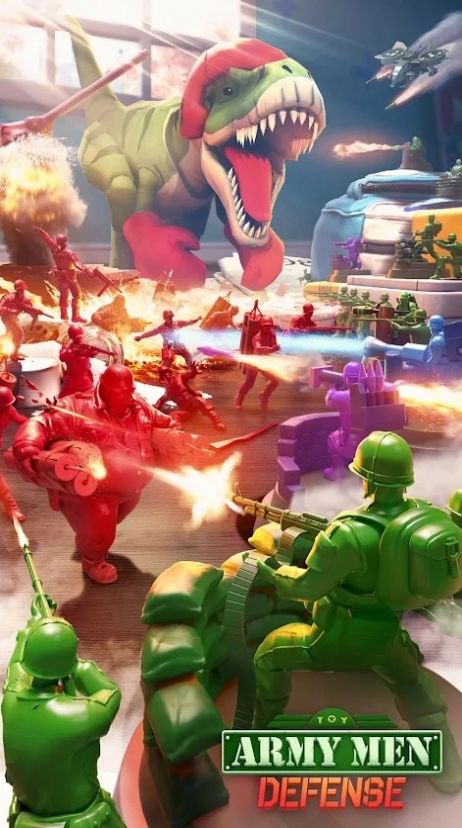 玩具军人防御合并游戏安卓版(Toy Army Men Defense)