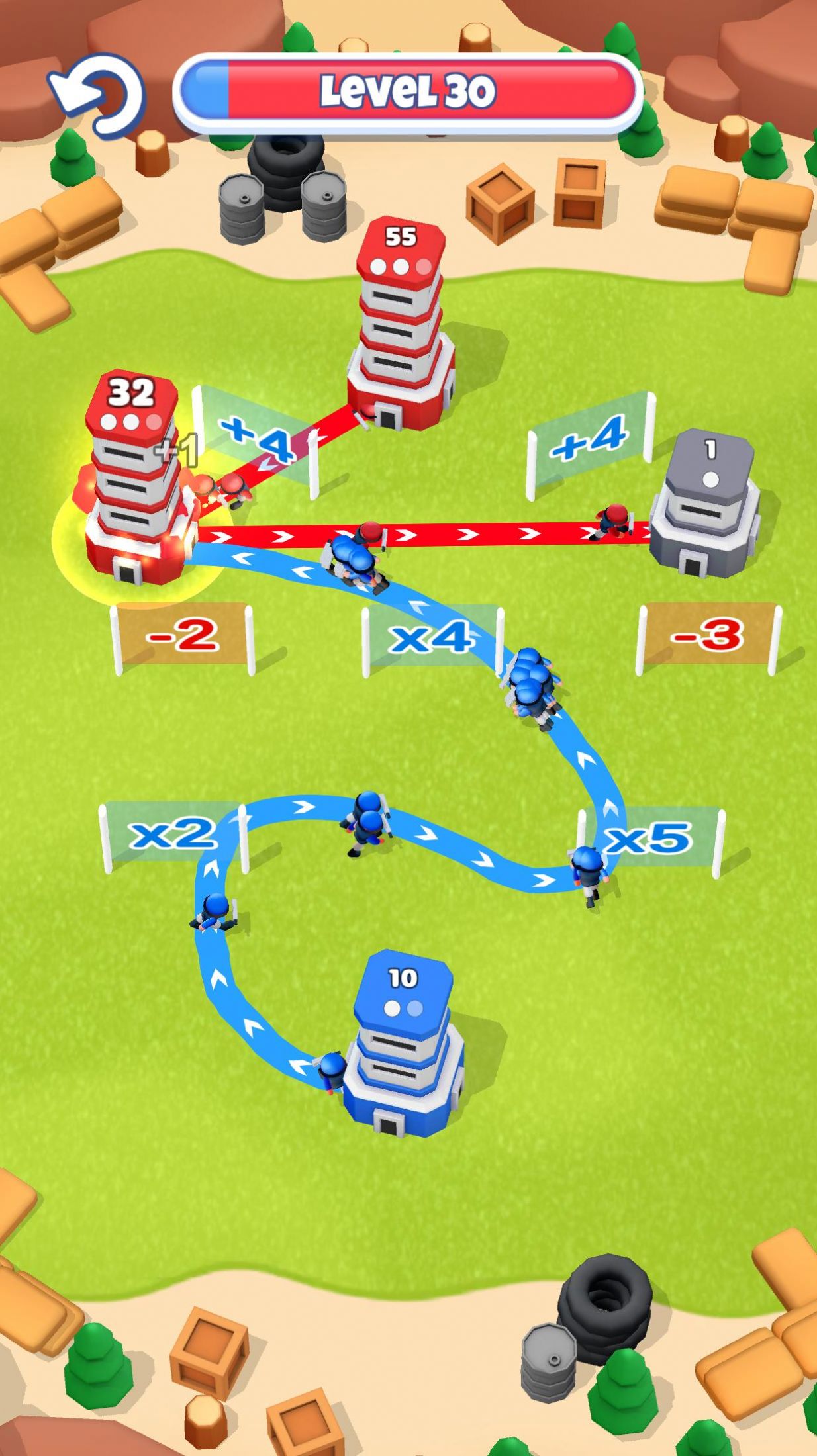 红蓝军对抗演练游戏版(Tower War)