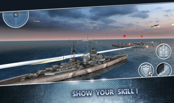 战舰海军射击3D游戏版（Gunship CS）
