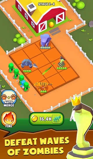 合并动物僵尸防御游戏安卓版(Merge Animal Zombie Defense)