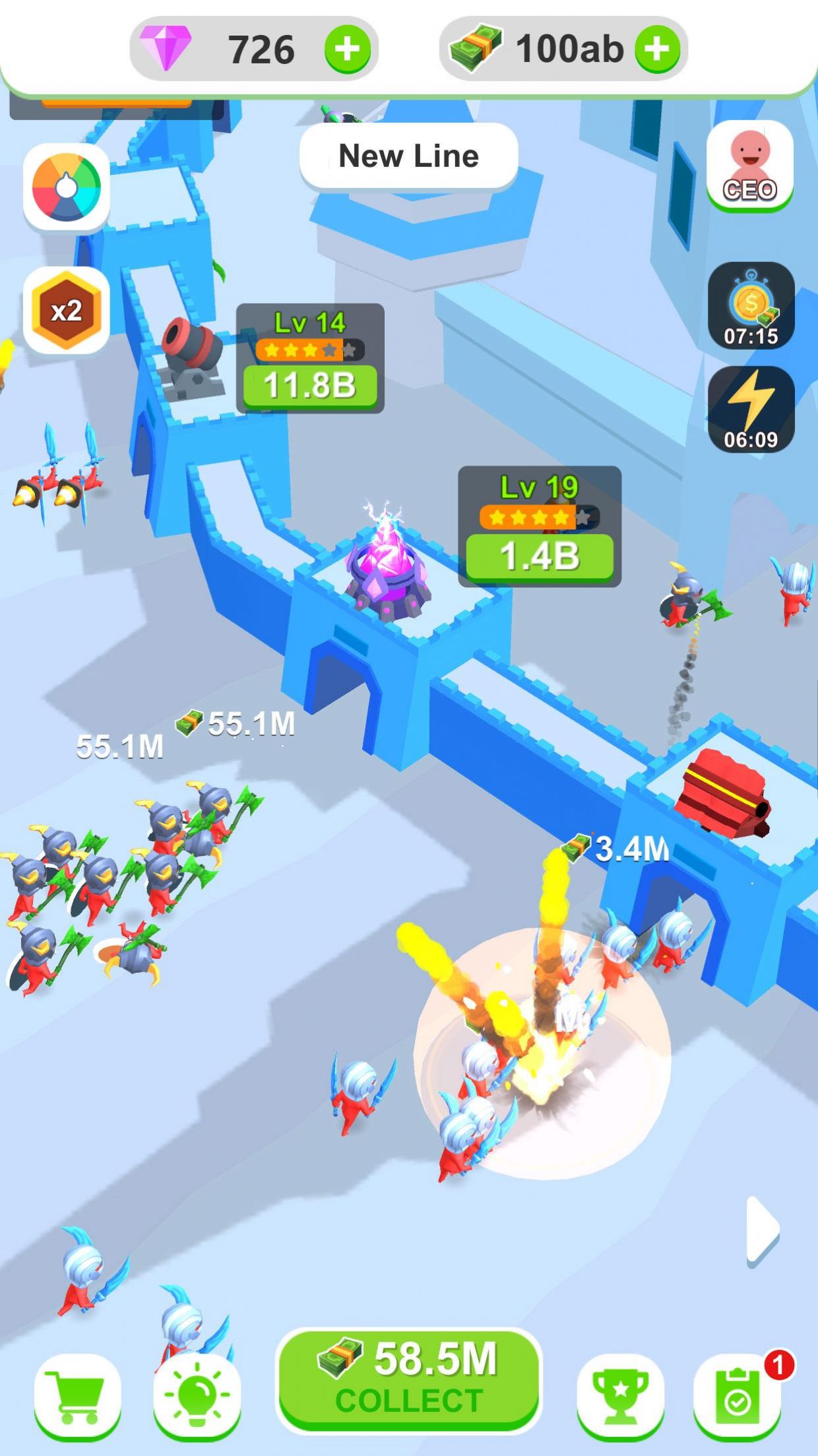 空闲城堡塔防游戏中文版(Idle Castle Defense)