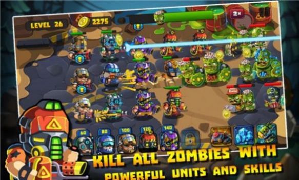 僵尸末日边境防御游戏安卓版(Zombie Rising)