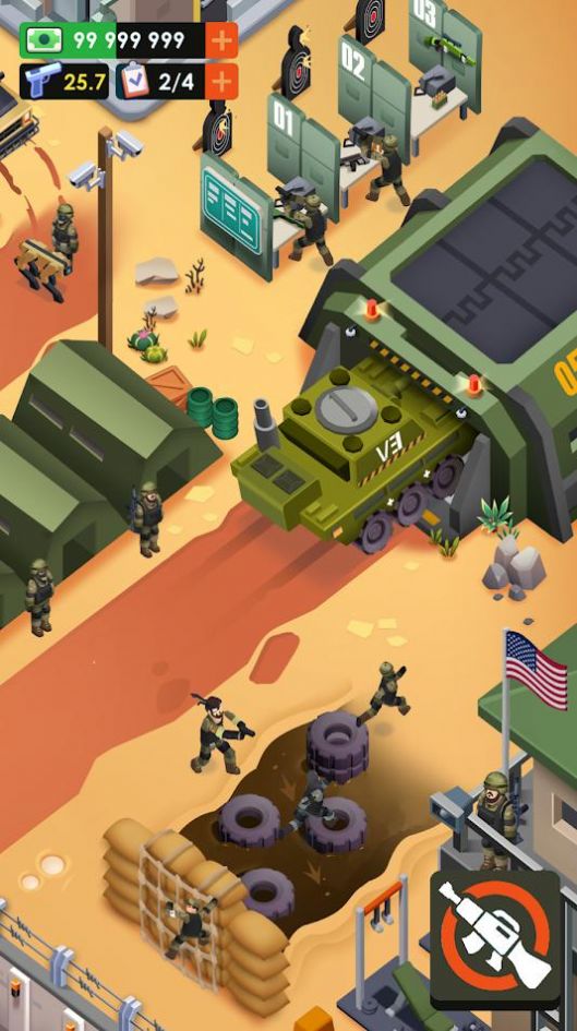 雇佣军大亨游戏安卓最新版(Mercenary Army Tycoon)
