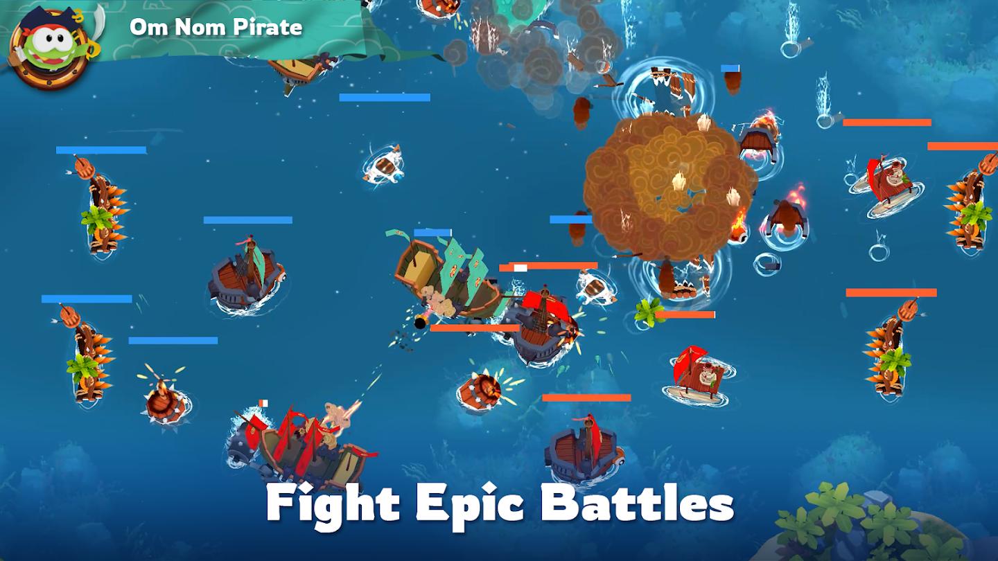 海盗部族游戏手机版下载安装(Om Nom Pirates Clans)