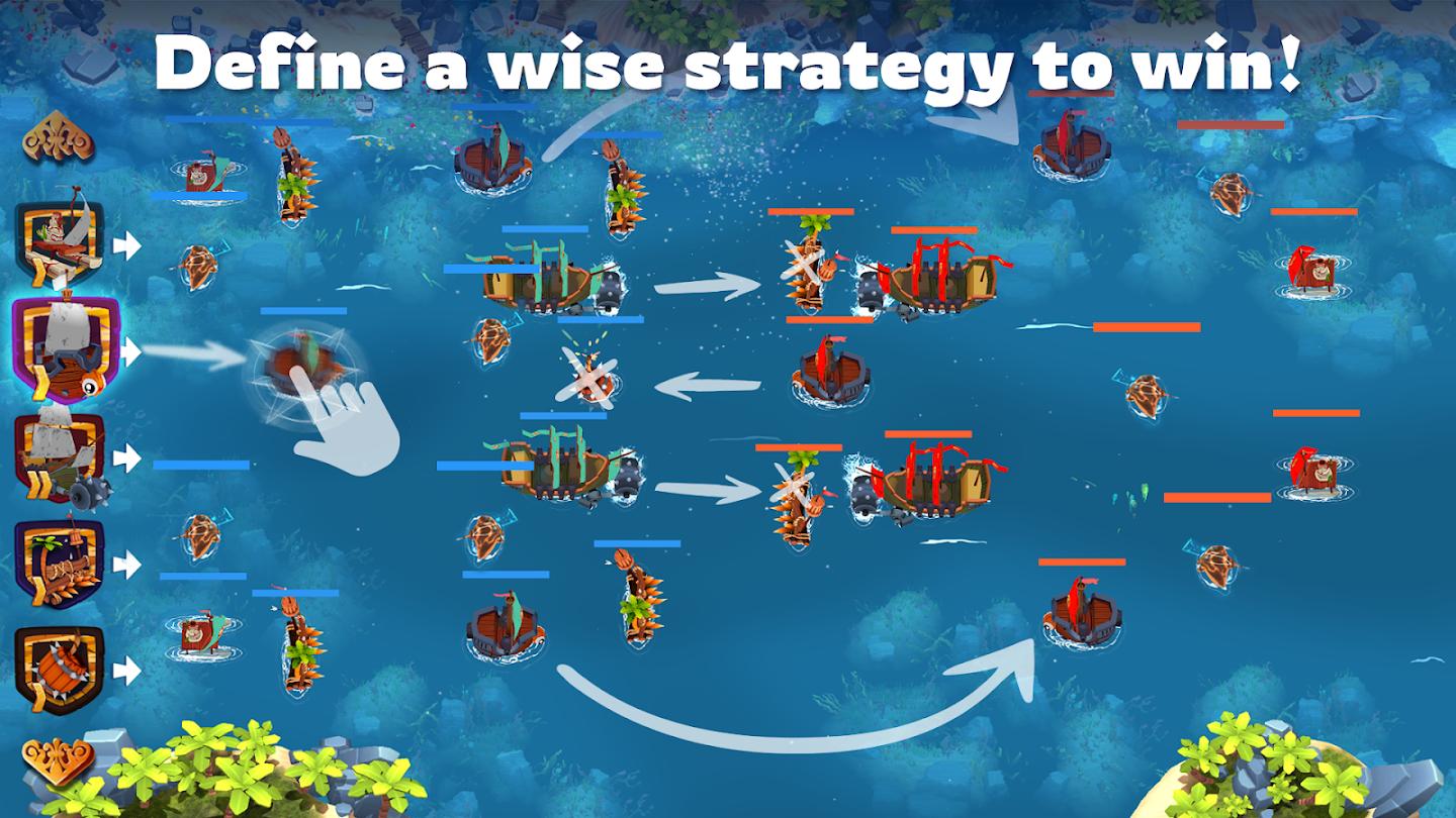 海盗部族游戏手机版下载安装(Om Nom Pirates Clans)