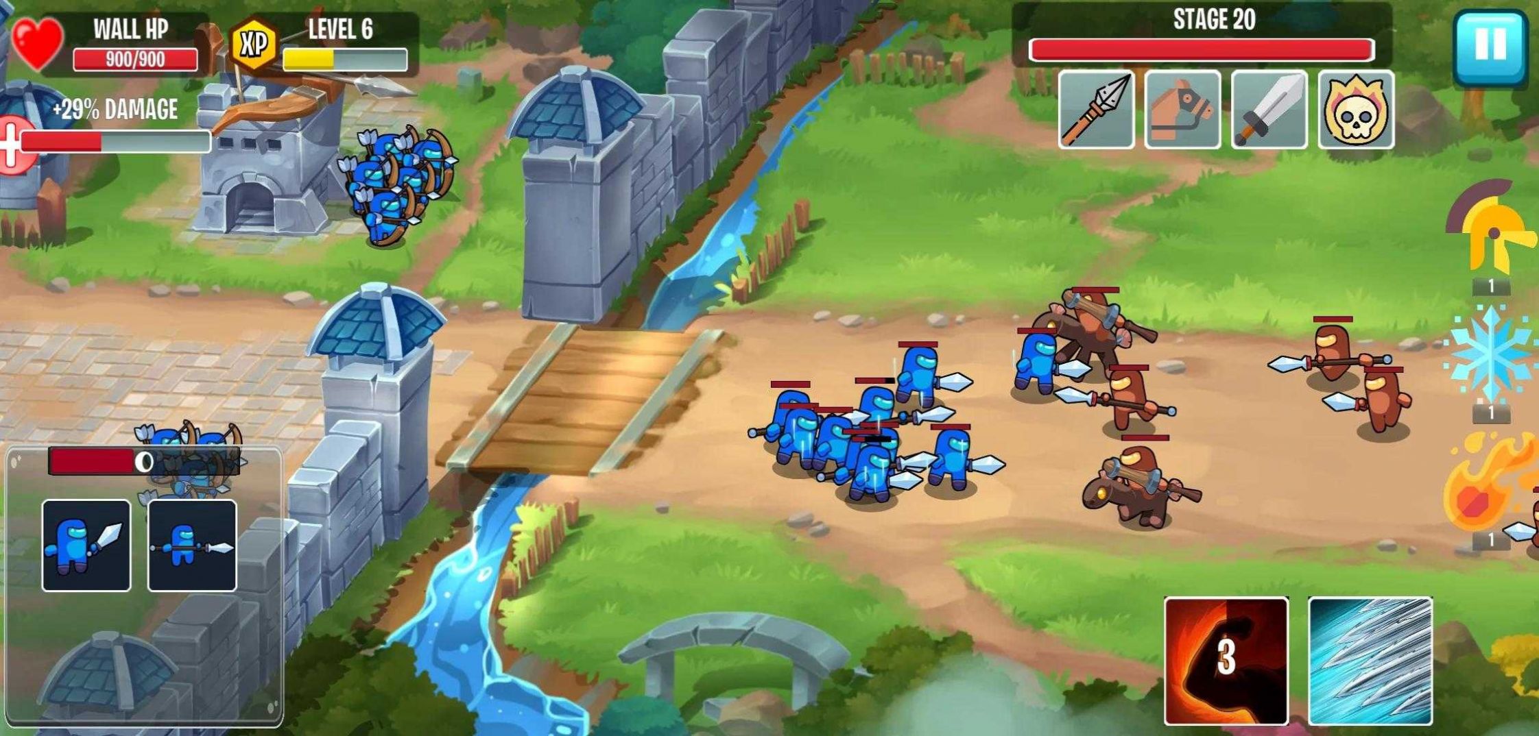 勇士防御塔防游戏最新手机版（Warriors Defend）