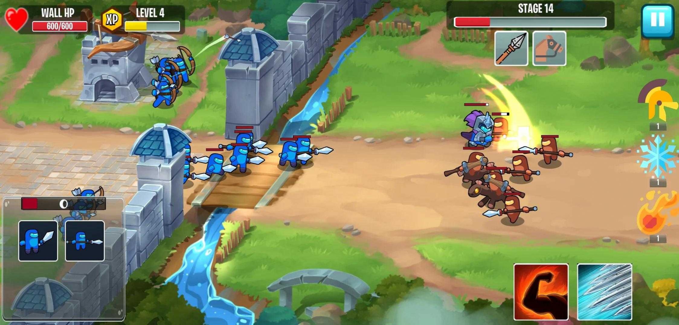 勇士防御塔防游戏最新手机版（Warriors Defend）