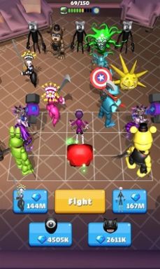 合并怪物100扇门游戏版(Merge Monsters 100 Doors))